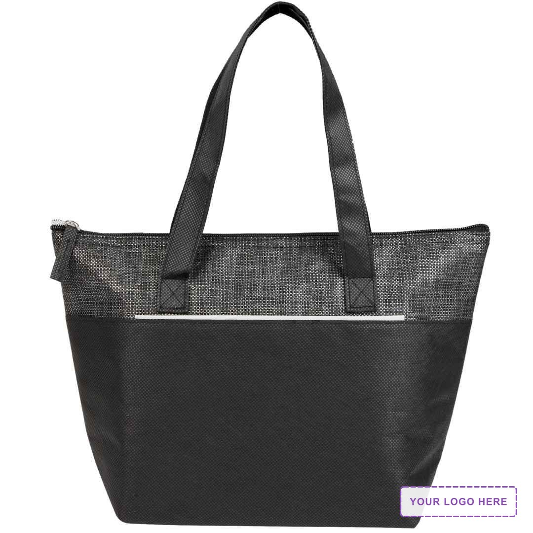 Mist Recycled 9-Can Non-Woven Tote Cooler