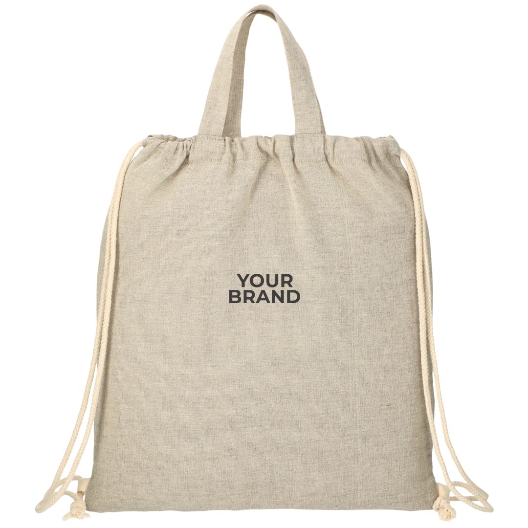 Recycled 5oz Cotton Drawstring Bag