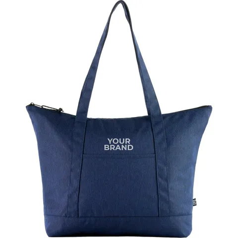 Vila Recycled Zippered Tote