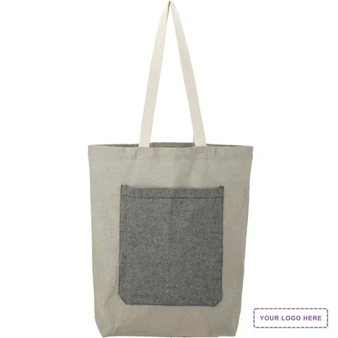 Recycled Cotton Pocket Tote