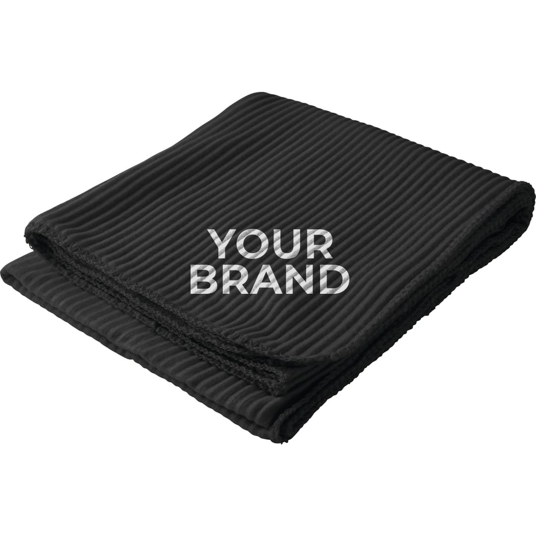 Ribbed Fleece Blanket