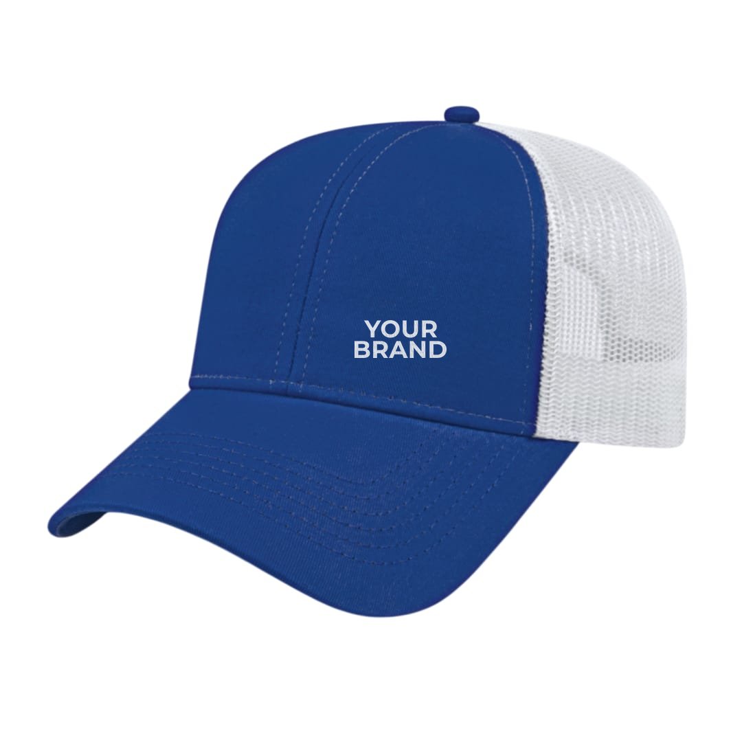 Cap America Two-Tone Trucker Mesh Back Cap