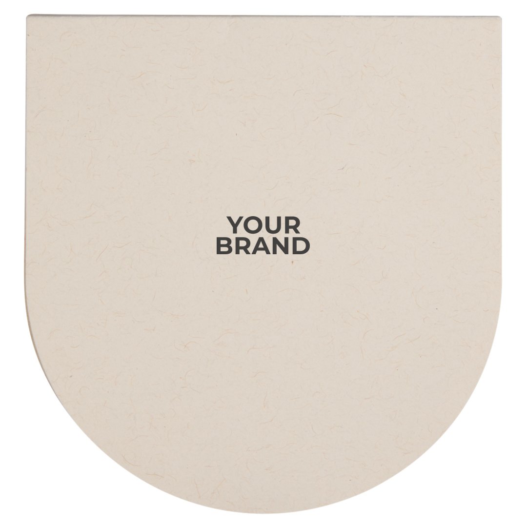 Recycled Milk Carton Round Sticky Notes Pad