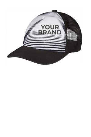 Port Authority Photo Real Snapback Trucker Cap C950