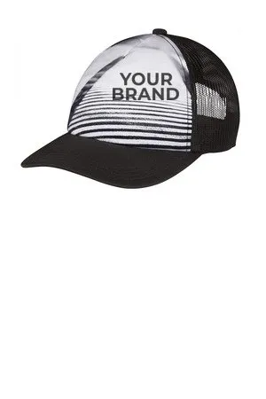 Port Authority Photo Real Snapback Trucker Cap C950