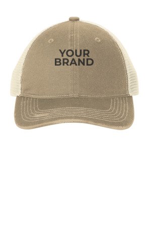 Port Authority Distressed Mesh Back Cap C600