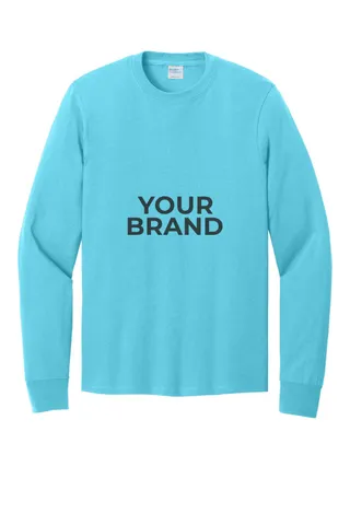 Port & Co Long Sleeve Core Cotton Tee. PC54LS
