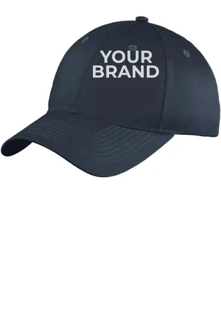 Port Authority Six-Panel Unstructured Twill Cap. C914