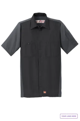 Red Kap Short Sleeve Ripstop Crew Shirt. SY20