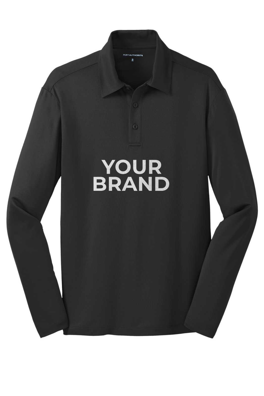 Port Authority Silk Touch Performance Long Sleeve Polo. K540LS