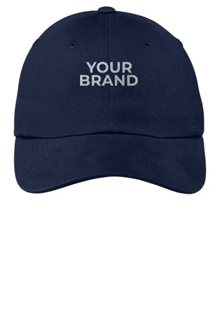 Port Authority Unstructured Brushed Twill Cap. BTU