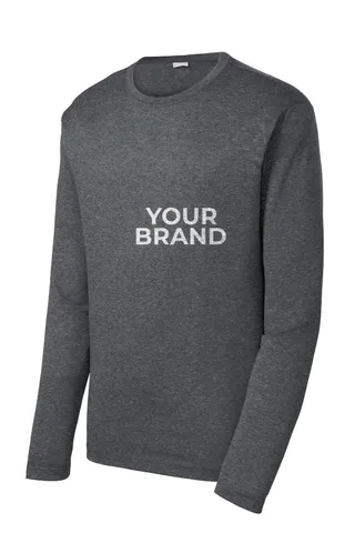Sport-Tek Long Sleeve Heather Contender Tee. ST360LS