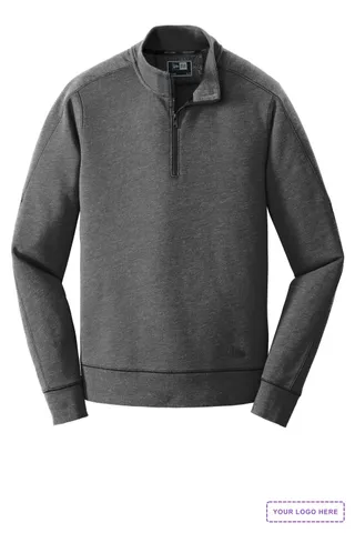 New Era Tri-Blend Fleece 1/4-Zip Pullover. NEA512