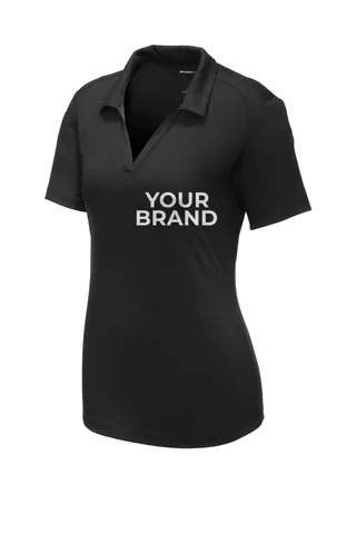 Sport-Tek Women's PosiCharge Tri-Blend Wicking Polo. LST405