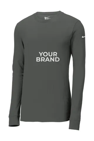Nike Dri-FIT Cotton/Poly Long Sleeve Tee. NKBQ5230