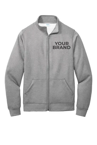 Port & Co Core Fleece Cadet Full-Zip Sweatshirt PC78FZ