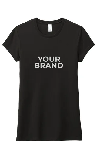 District Women's Fitted Perfect Tri Tee. DT155