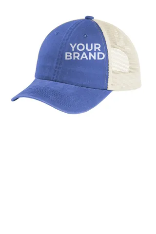 Port Authority Beach Wash Mesh Back Cap. C943