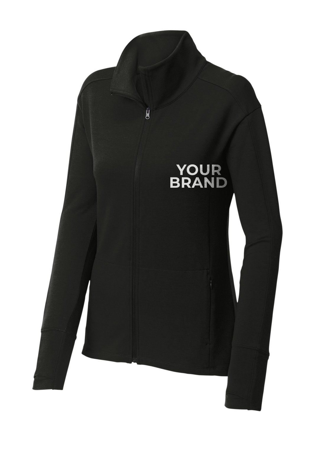 Sport-Tek Women's Sport-Wick Flex Fleece Full-Zip. LST560