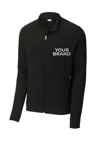 Sport-Tek Sport-Wick Flex Fleece Full-Zip. ST560