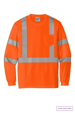CornerStone ANSI 107 Class 3 Mesh Long Sleeve Tee. CS203