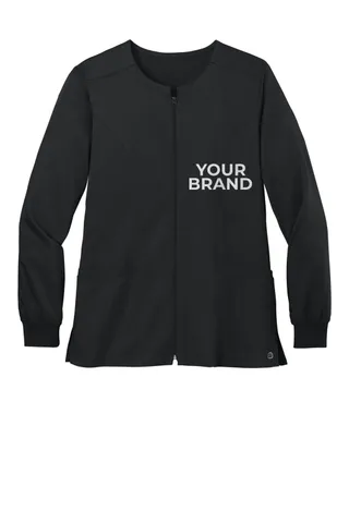 Wink Women's Premiere Flex Full-Zip Scrub Jacket WW4088