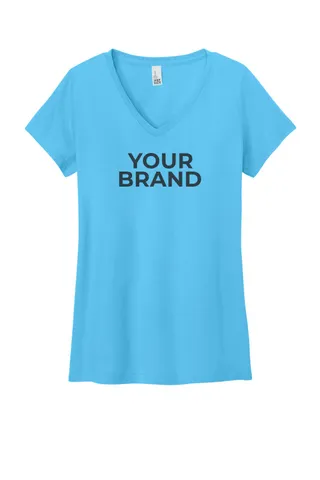 District Women's The Concert Tee V-Neck DT5002