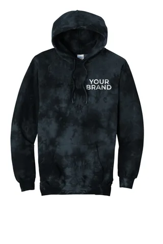 Port & Co Crystal Tie-Dye Pullover Hoodie PC144