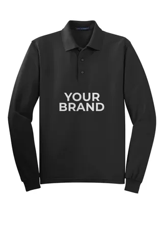 Port Authority Tall Silk Touch Long Sleeve Polo. TLK500LS