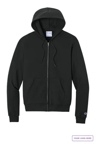 Champion Powerblend Full-Zip Hoodie. S800