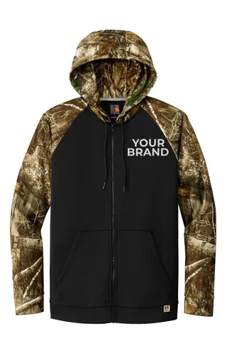 Russell Outdoors Realtree Performance Colorblock Full-Zip Hoodie RU452