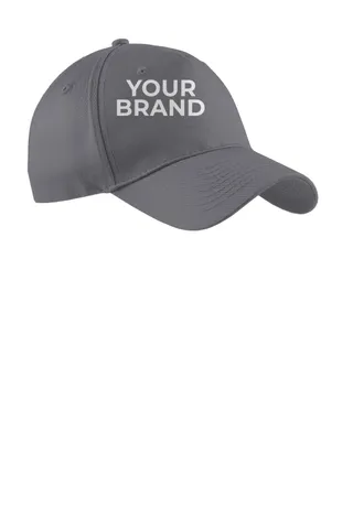 Port Authority Five-Panel Twill Cap. CP86