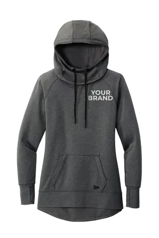 New Era Women's Tri-Blend Fleece Pullover Hoodie. LNEA510