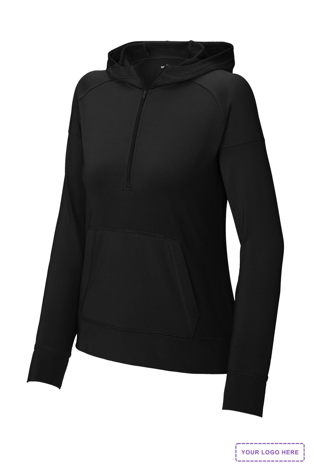 Sport-Tek Women's Sport-Wick Stretch 1/2-Zip Hoodie LST856