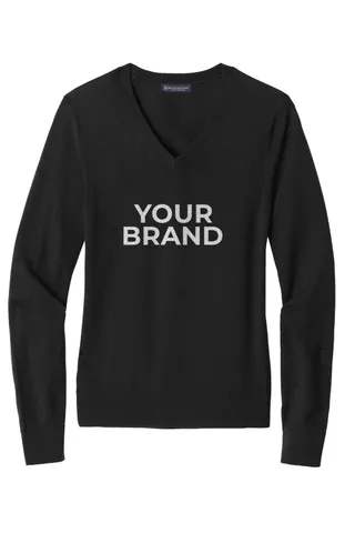 Brooks Brothers Women's Washable Merino V-Neck Sweater BB18411