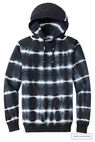 Port & Co Allover Stripe Tie-Dye Fleece PC143