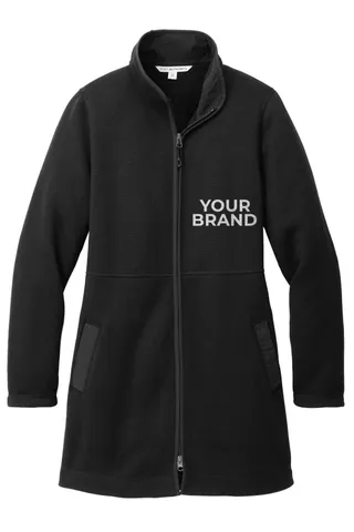 Port Authority Women's Arc Sweater Fleece Long Jacket L425