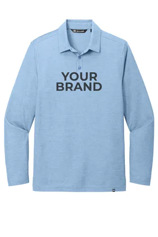 TravisMathew Oceanside Heather Long Sleeve Polo TM1MZ343