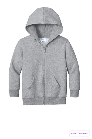 Port & Co Toddler Core Fleece Full-Zip Hooded Sweatshirt. CAR78TZH