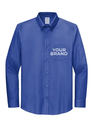 Brooks Brothers Tall Wrinkle-Free Stretch Nailhead Shirt TBB18002