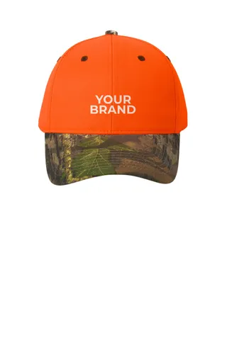 Port Authority Enhanced Visibility Cap with Camo Brim. C804