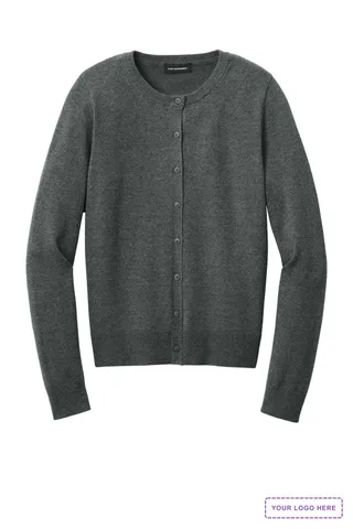 Port Authority Women's Easy Care Crewneck Cardigan Sweater LSW2870