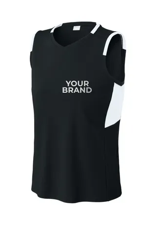 Sport-Tek Women's Club Sleeveless V-Neck LST441
