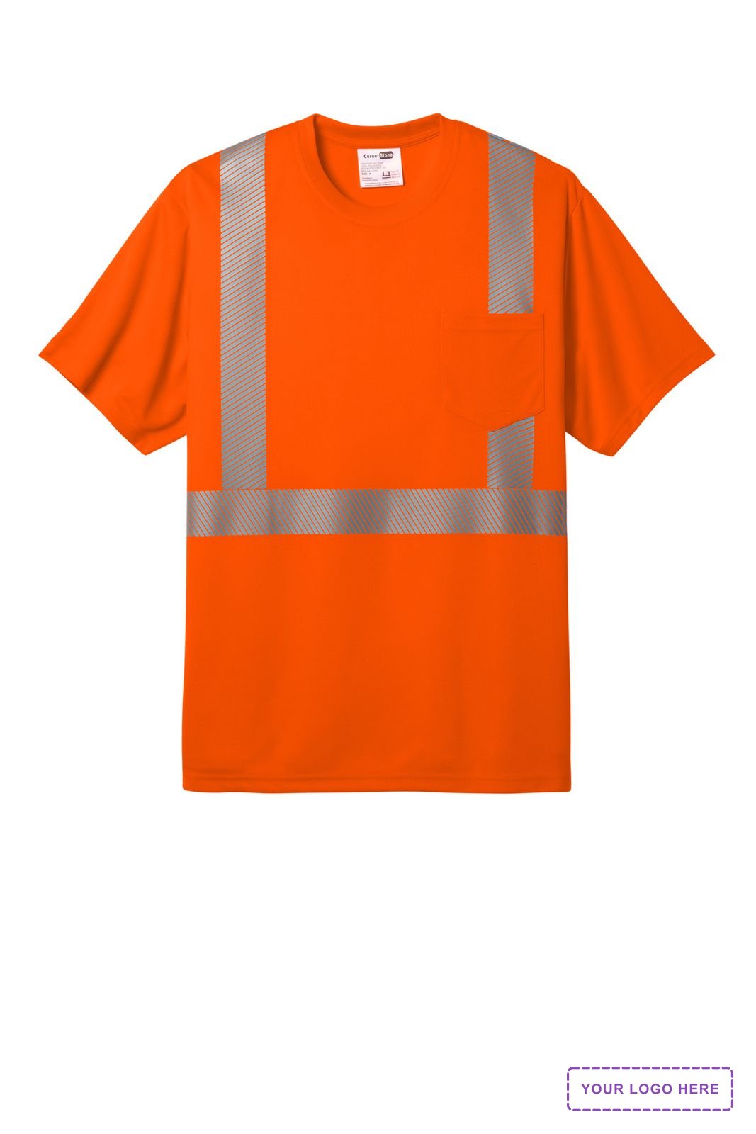 CornerStone ANSI 107 Class 2 Segmented Tape Tee CS204