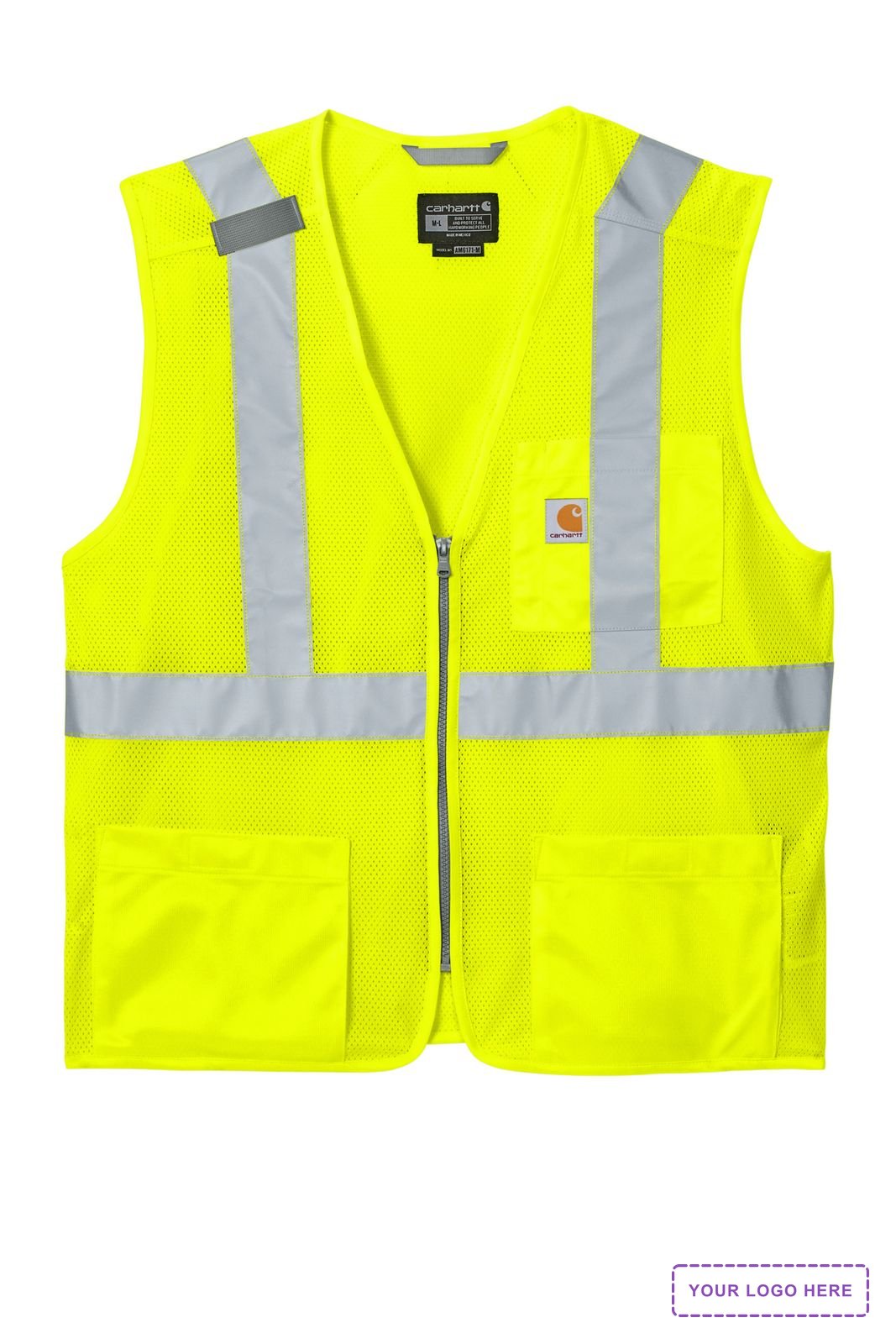 Carhartt ANSI Class 2 Mesh Zip-Front Vest CT106171