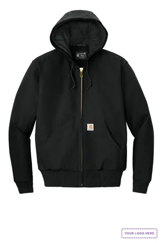 Carhartt Tall Quilted-Flannel-Lined Duck Active Jac. CTT106677