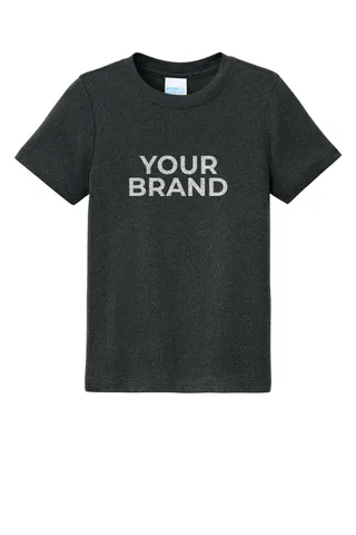 Port & Co Youth Heather Performance Tee PC390Y