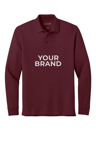 Port Authority Wearever Signature Pique Long Sleeve Polo K200LS