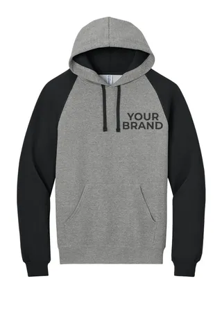 Jerzees Unisex NuBlend Colorblock Raglan Hoodie Sweatshirt 96C