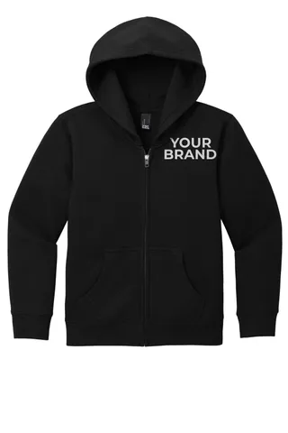 District Youth V.I.T. Fleece Full-Zip Hoodie DT6102Y